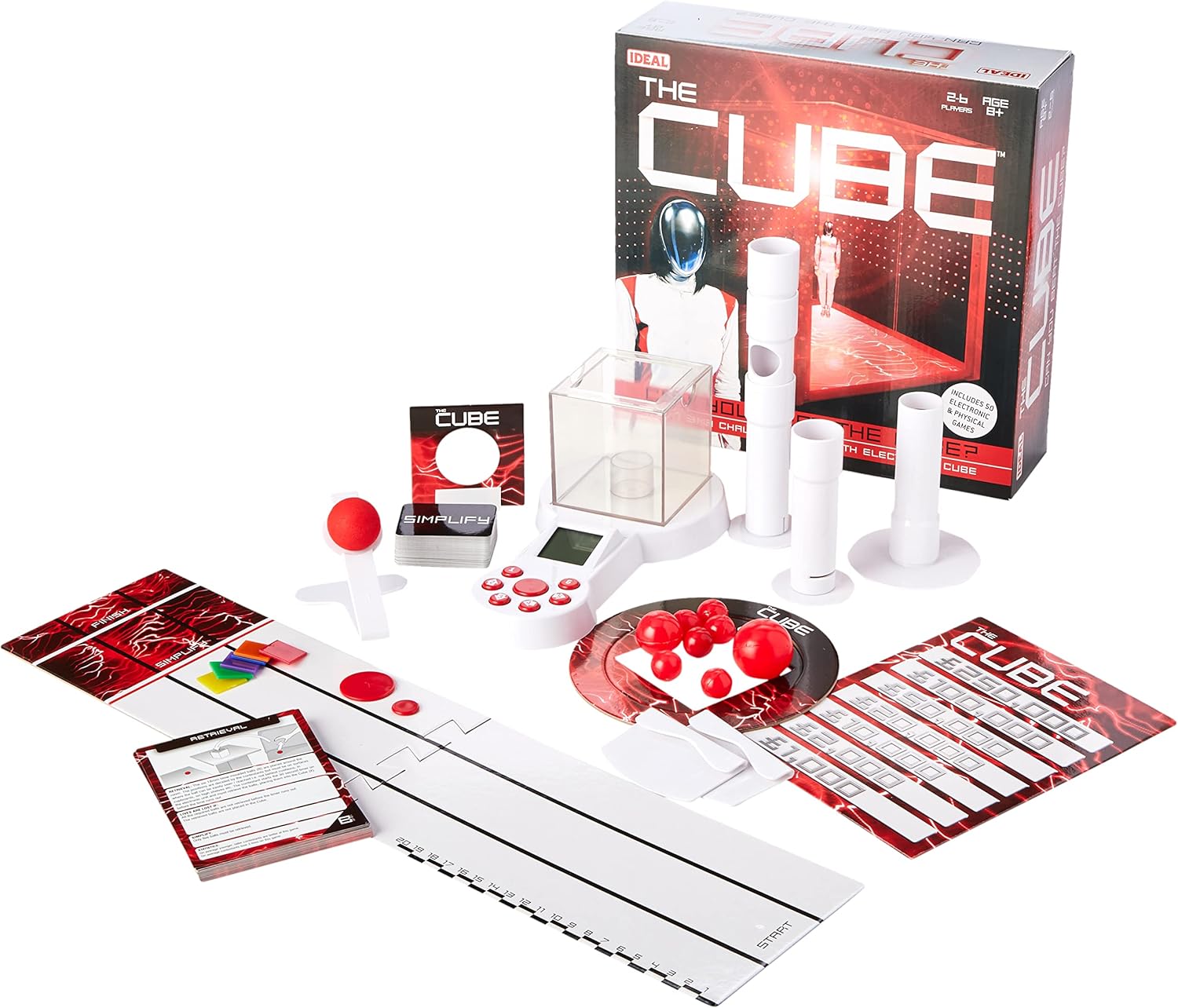 The Cube Board Game Box Contents
